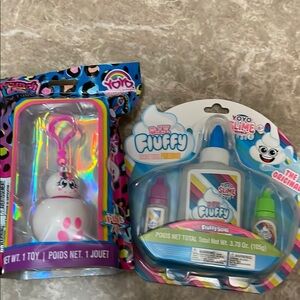 YoYo Fluffy Slime Kit with Keychain